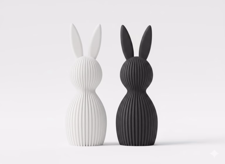 Króliczki – ozdoby 3D